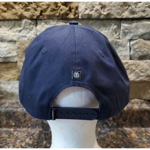 Element Skateboards Embroidered Mountain Logo Black Adjustable Snap back Hat - Picture 4 of 12